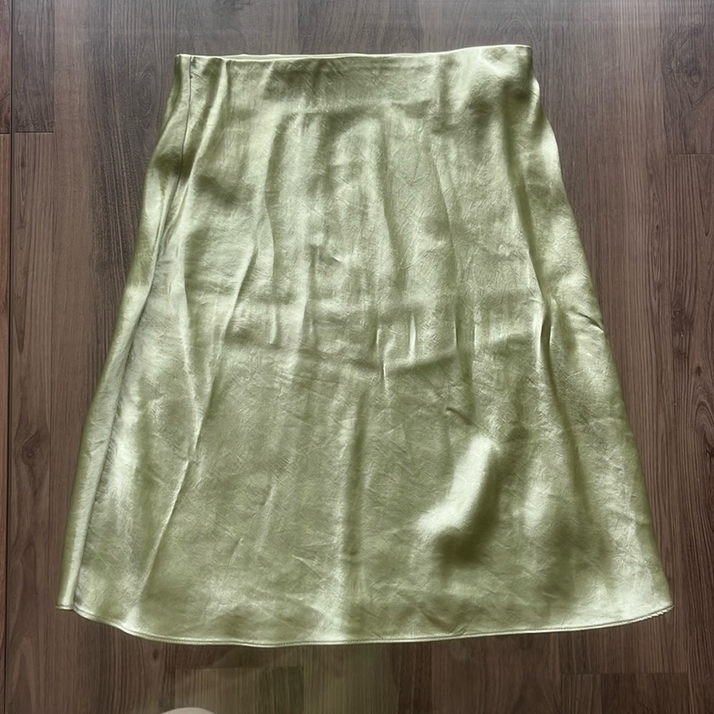 Babaton Slip Satin Mini Skirt
